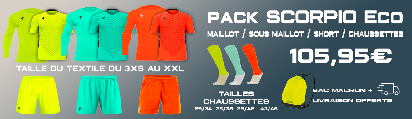 PACK Tenue Gardien De But Macron