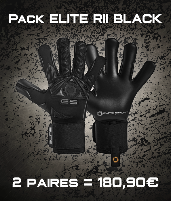 Pack 2 Paires Elite R II NOIR