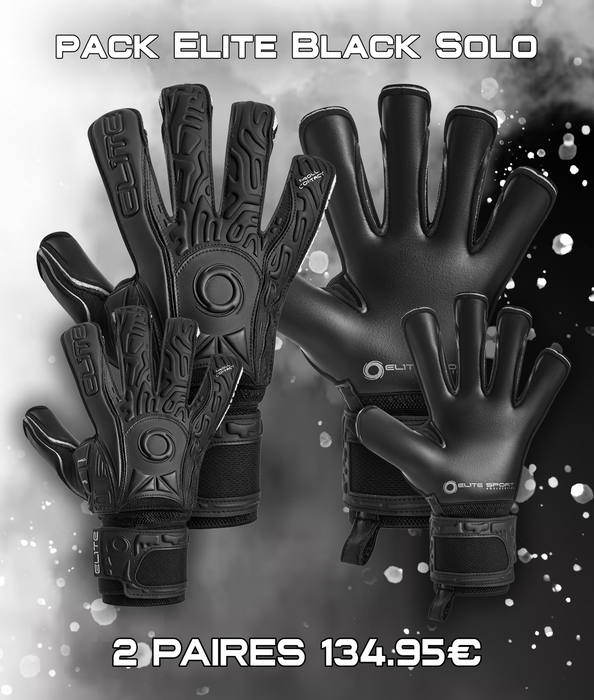 Pack 2 Paires Elite BLACK SOLO