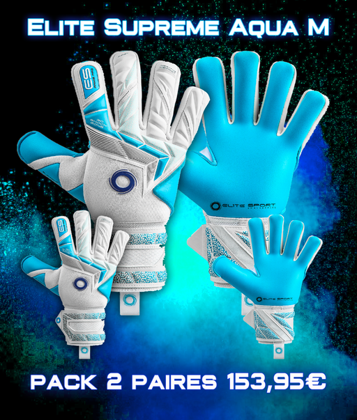 Pack 2 Paires Elite SUPREME M Aqua