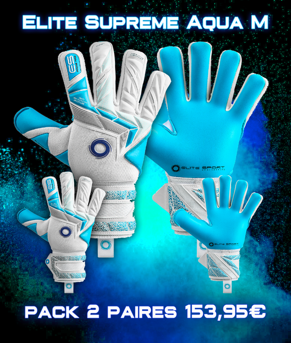 Pack 2 Paires Elite SUPREME M Aqua