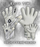 Pack 2 Paires Elite T1W KNIT Blanc