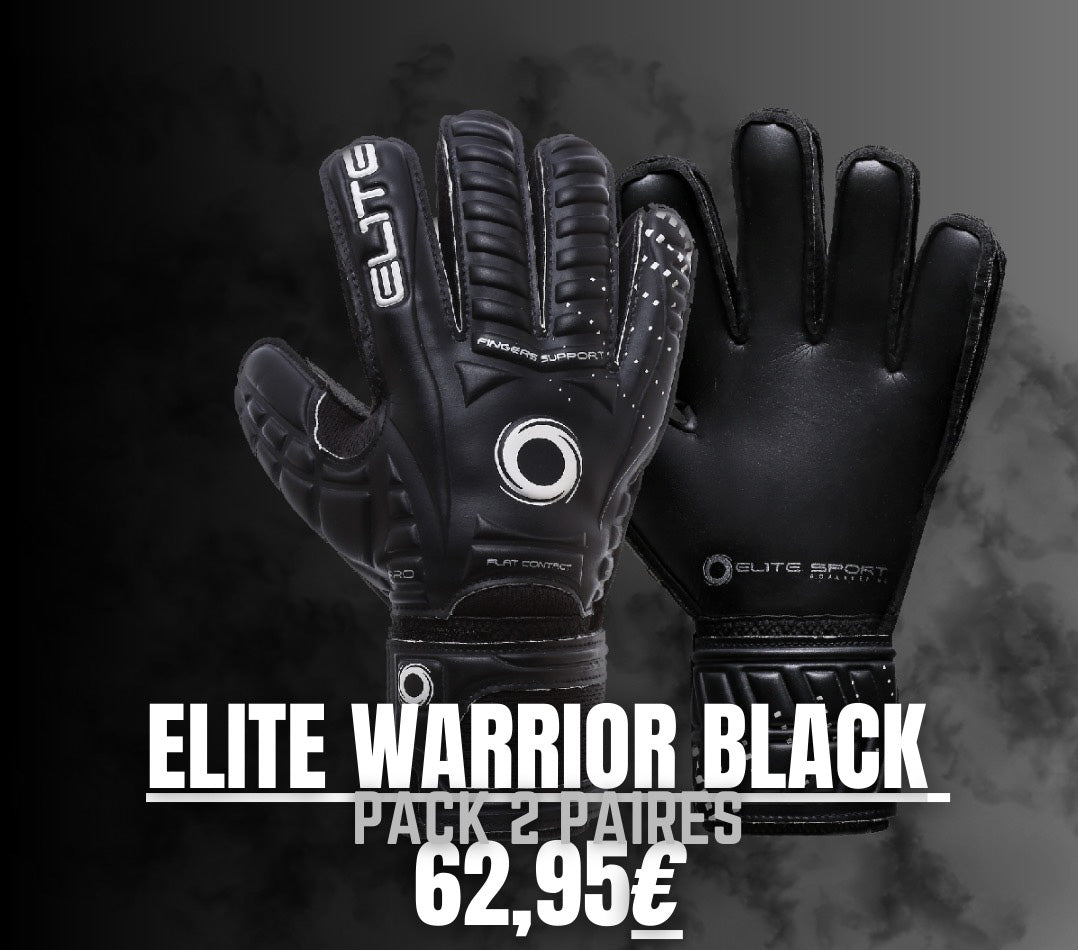 Pack 2 Paires Elite WARRIOR Noir